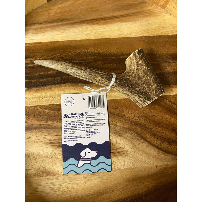 Small whole Deer Antler Chew for dogs 50-75gin weight £8.00 - All Natural Dog Products